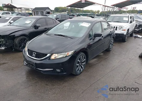 2015 Honda Civic Ex-L из США, поврежденный, VIN 2HGFB2F96FH529643